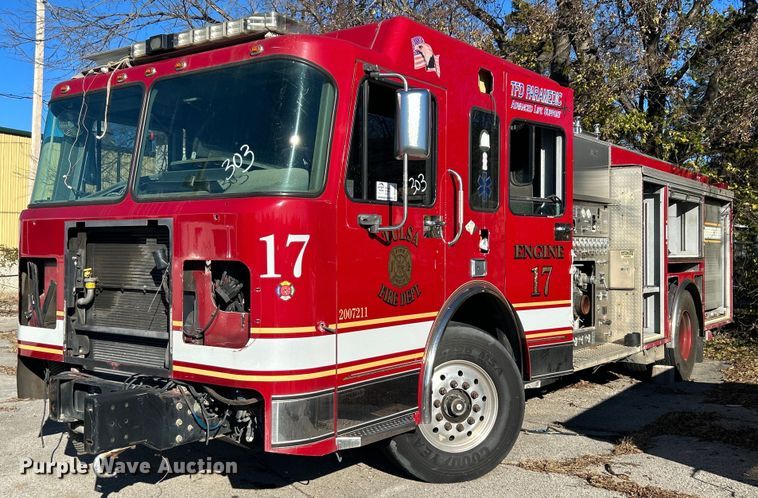 2007 Spartan Gladiator  pumper fire truck - DN0603