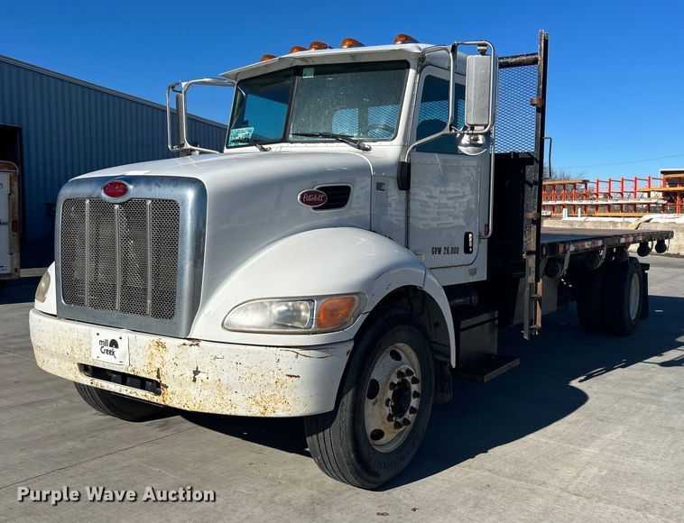 2014 Peterbilt 330  dump flatbed truck - DN0607