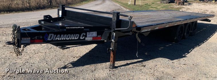2022 Diamond C 307  tilt deck equipment trailer - DP8752