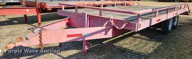 1986 Shop built  equipment trailer - LD9064