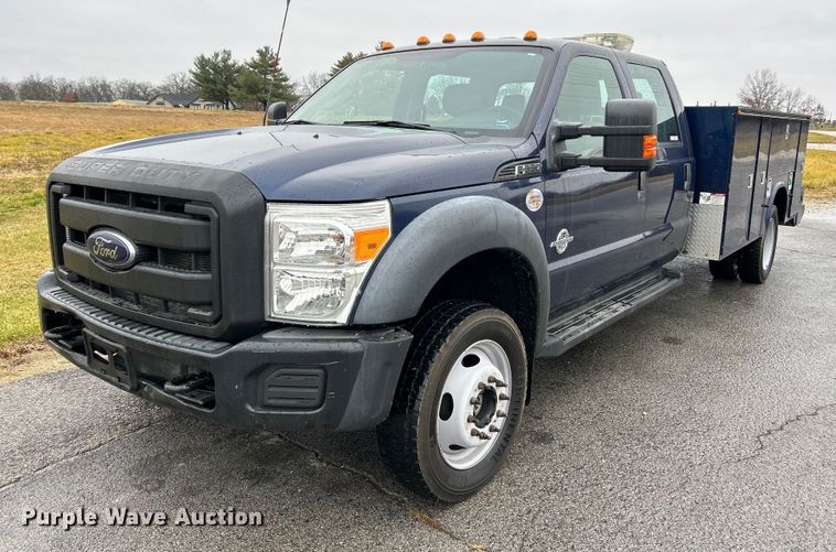 2012 Ford F550 XL Super Duty  Crew Cab utility / service truck - NE9605