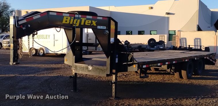 2023 Big Tex 22GN-20BK+5MR  equipment trailer - DK8945
