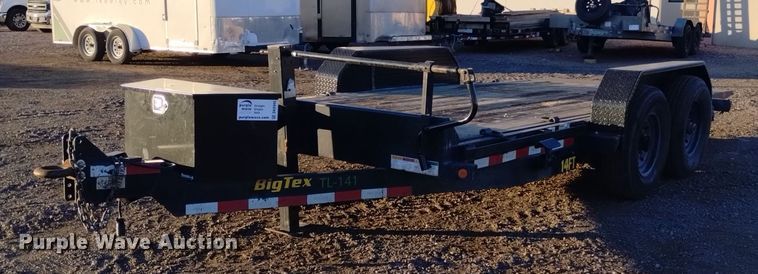 2020 Big Tex 14FT-16  tilt deck equipment trailer - DK8946