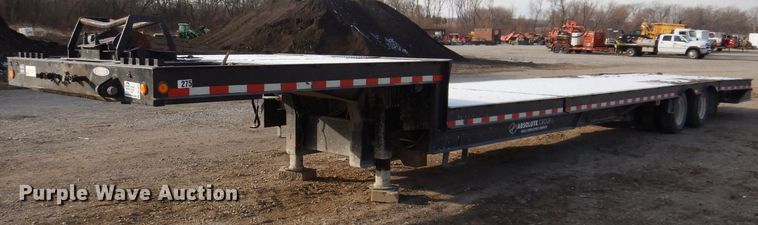 2002 Ledwell LW48 HT2-8  drop deck equipment trailer - DL7813