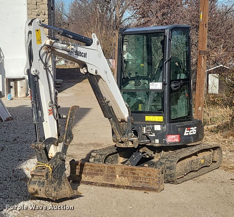 2020 Bobcat E26  mini excavator - DR7818
