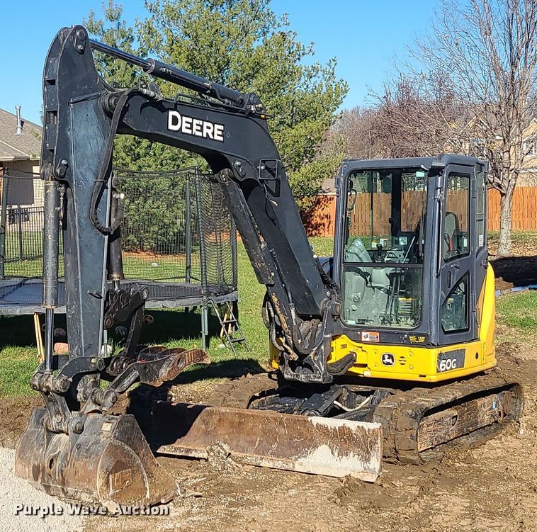 2016 John Deere 60G  mini excavator - DR7838