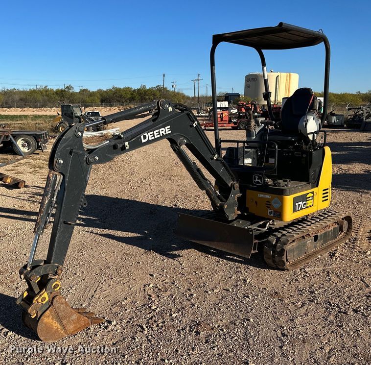 2019 John Deere 17G  mini excavator - EI0533