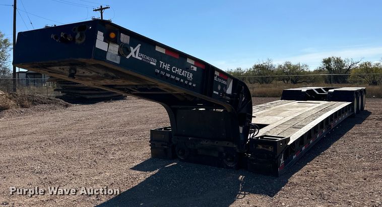 2015 XL Specialized XL110 CHDG  lowboy equipment trailer - EI0537