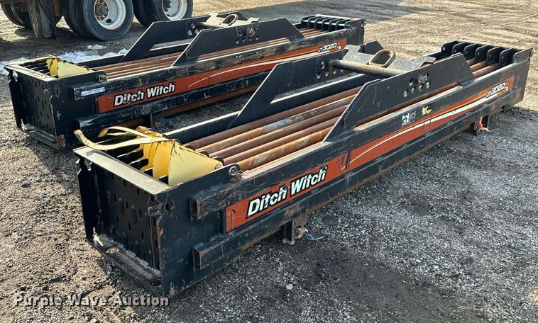 (2) Ditch Witch JT3020  Mach 1 drill rod boxes - GG9992