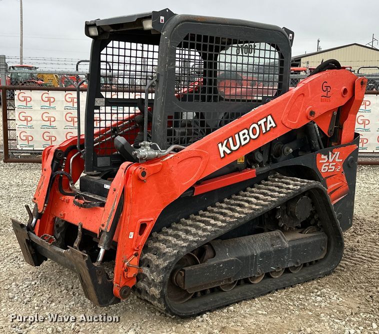 2019 Kubota SVL65-2  tracked skid steer loader - LK9620
