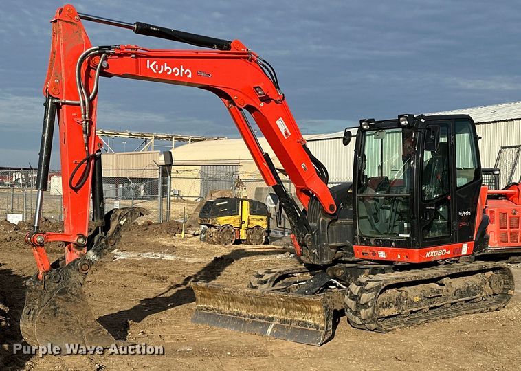 2022 Kubota KX080-4S2  mini excavator - LK9689