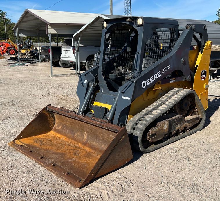 2017 John Deere 317G  tracked skid steer loader - MH9997