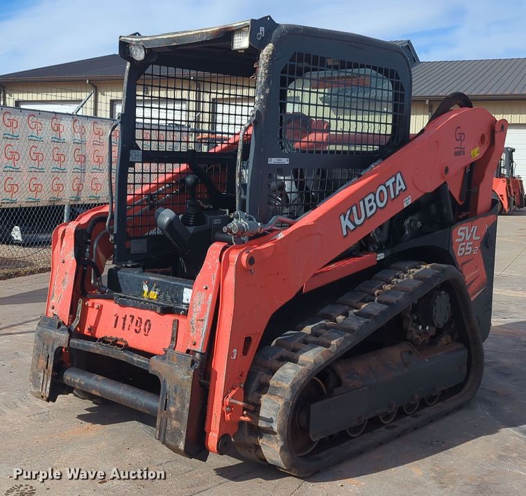2019 Kubota SVL65-2  tracked skid steer loader - OD9031