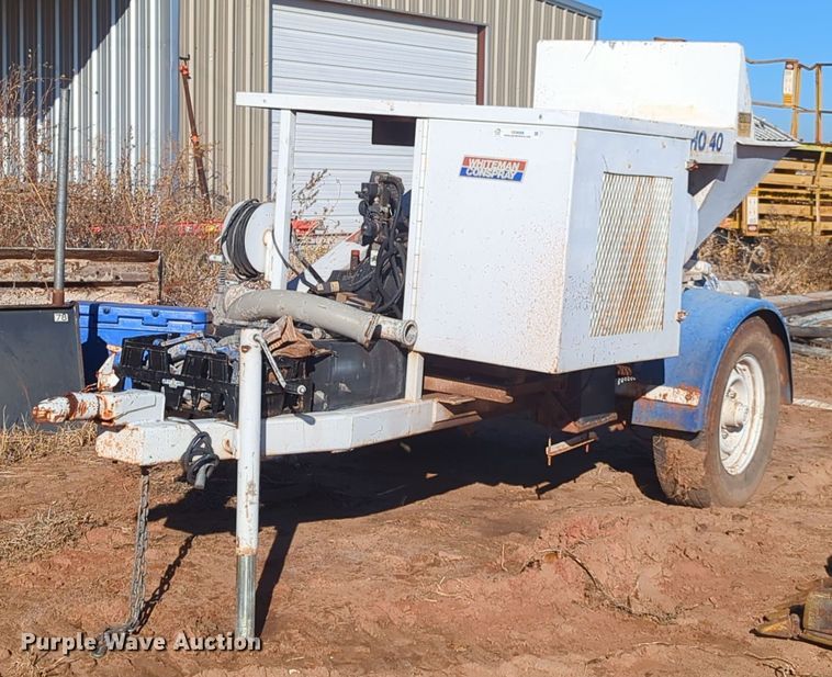 Whiteman conspray SF40  concrete pump - OD9089