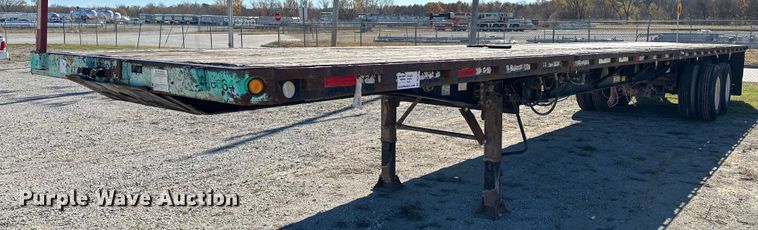 2000 Lufkin EXT 48/80  flatbed trailer - DO5196