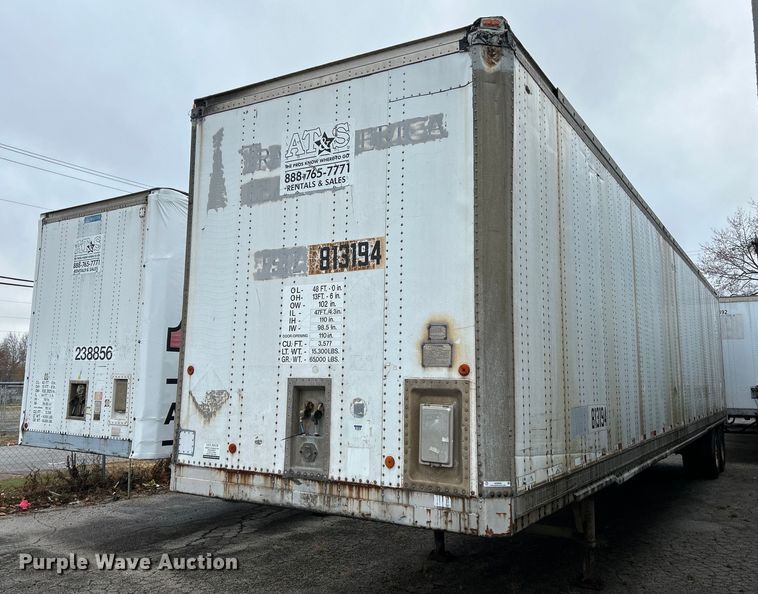 1994 Hyundai HDM-48WH-V3261  dry van trailer - NE9600