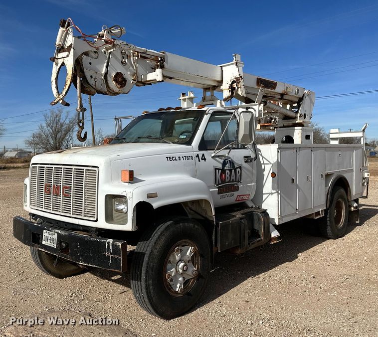 1991 GMC C6500 digger derrick truck - IB9263