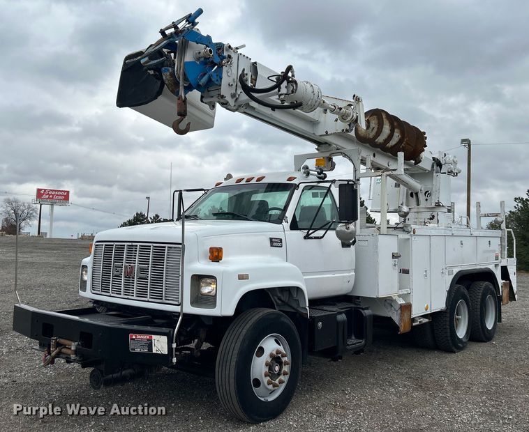 1998 GMC C8500 digger derrick truck - OM9199
