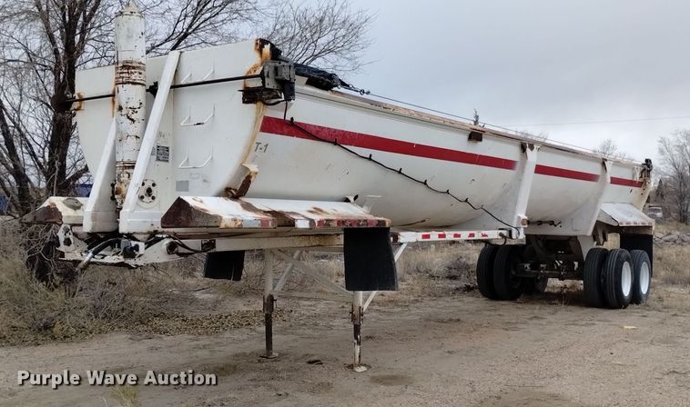 1999 Ranco  end dump trailer - DK8954