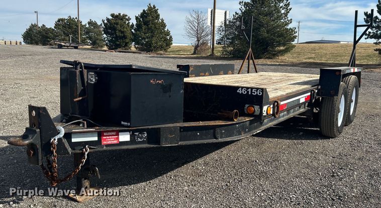 2012 Interstate Trailers  tilt deck equipment trailer - OM9207