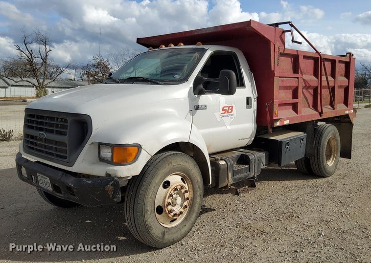 2002 Ford F650 Super Duty XL  dump truck - DJ0839