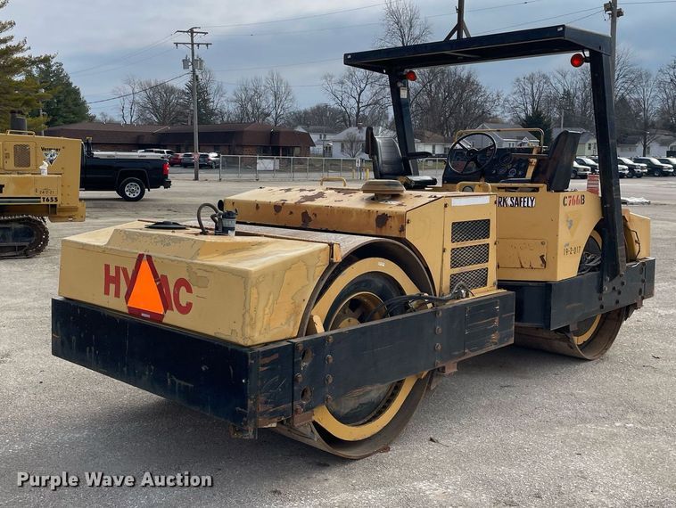 Hypac C766B  double drum vibratory roller - DP0255