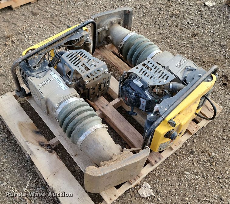 (2) Wacker Neuson plate compactors - KT9928