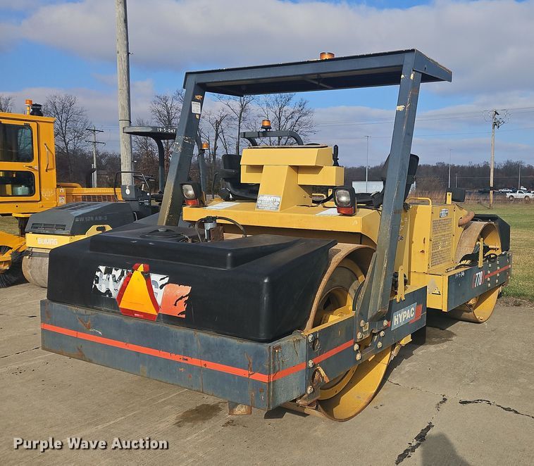2008 Hypac C778B  double drum vibratory roller - NZ9102