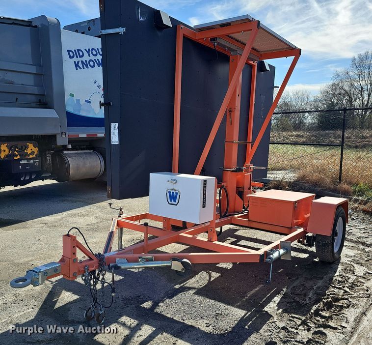 2012 Wanco WTMMB  portable road sign - DM1495