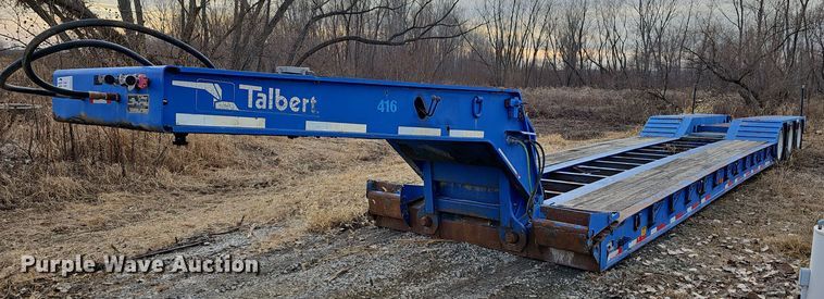 1999 Talbert T3DW50SAHRG1T1  lowboy equipment trailer - DR5943