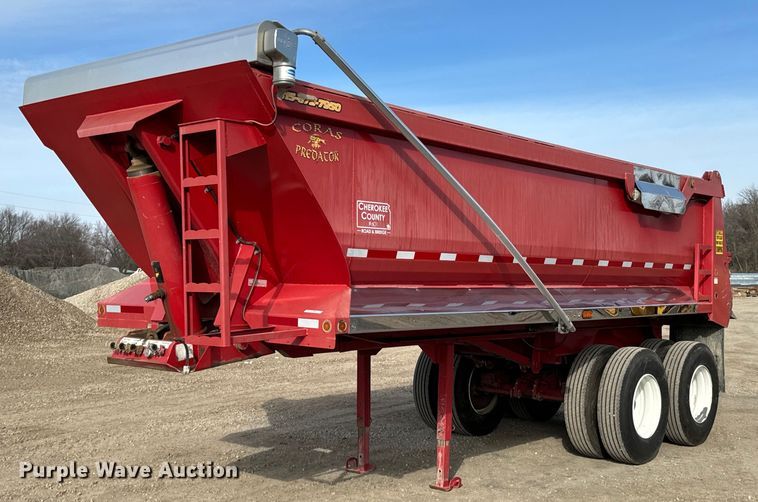 2018 Coras  end dump trailer - OD9836