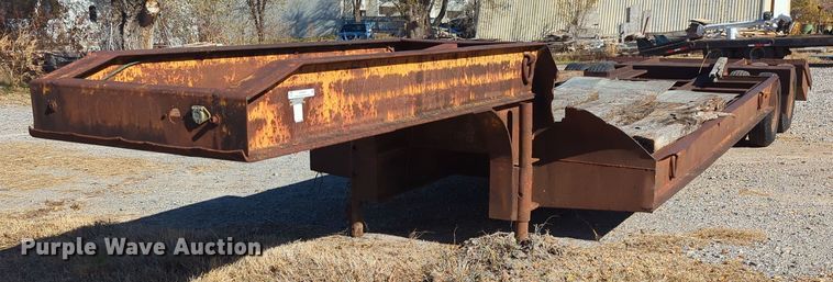 Shop built  equipment trailer - OD9059
