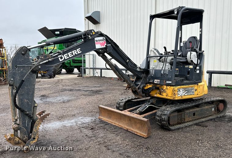 2015 John Deere 35G  mini excavator - NI9717