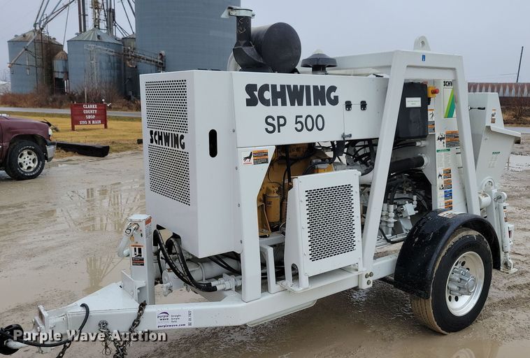 2017 Schwing SP500 concrete pump - DL7822