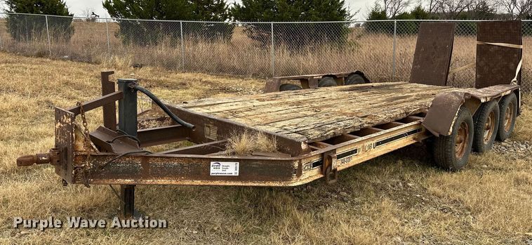 1985 Trail King TK18U-2000 equipment trailer - DO5170