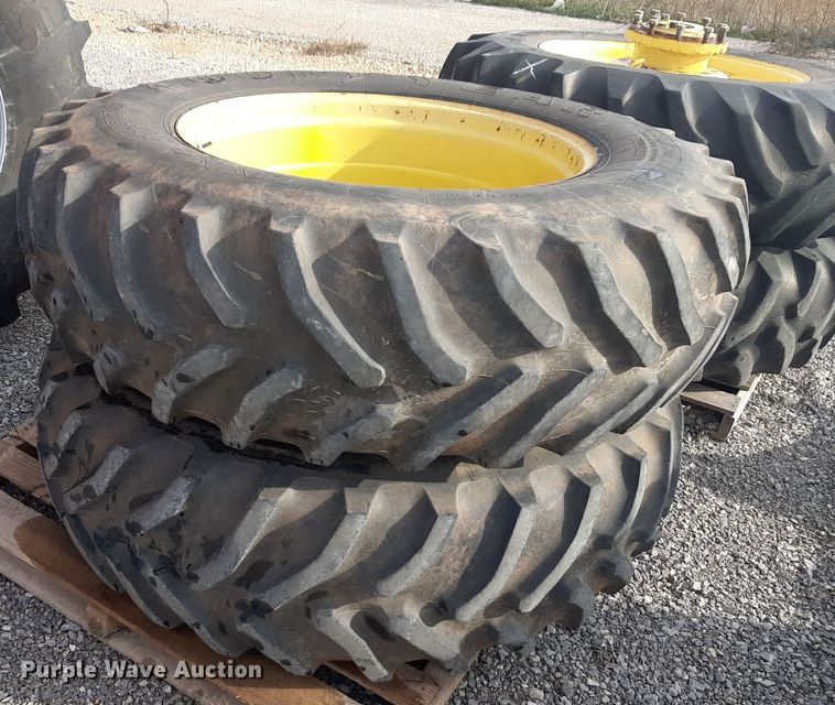(2) 480/80R38 Goodyear tires and wheels - LY9013