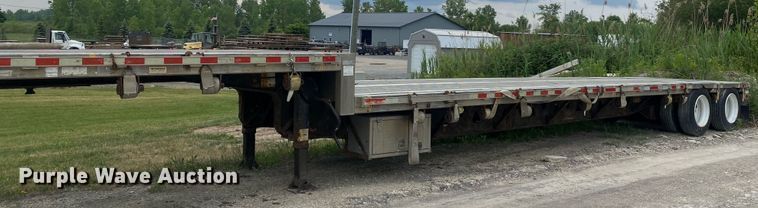 2009 Manac  13245C00 drop deck equipment trailer - DP0286