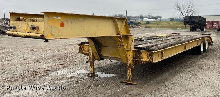 1972 Load King equipment trailer - LD9899