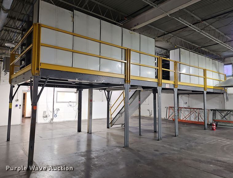 Equipto mezzanine and shelves - DN7201
