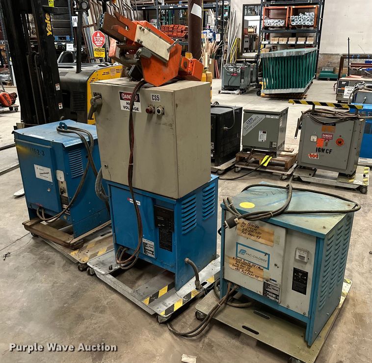 (3) forklift battery chargers - LK9767