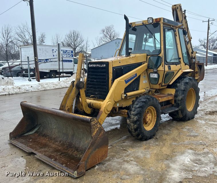 1990 Caterpillar 416 backhoe - DQ1085