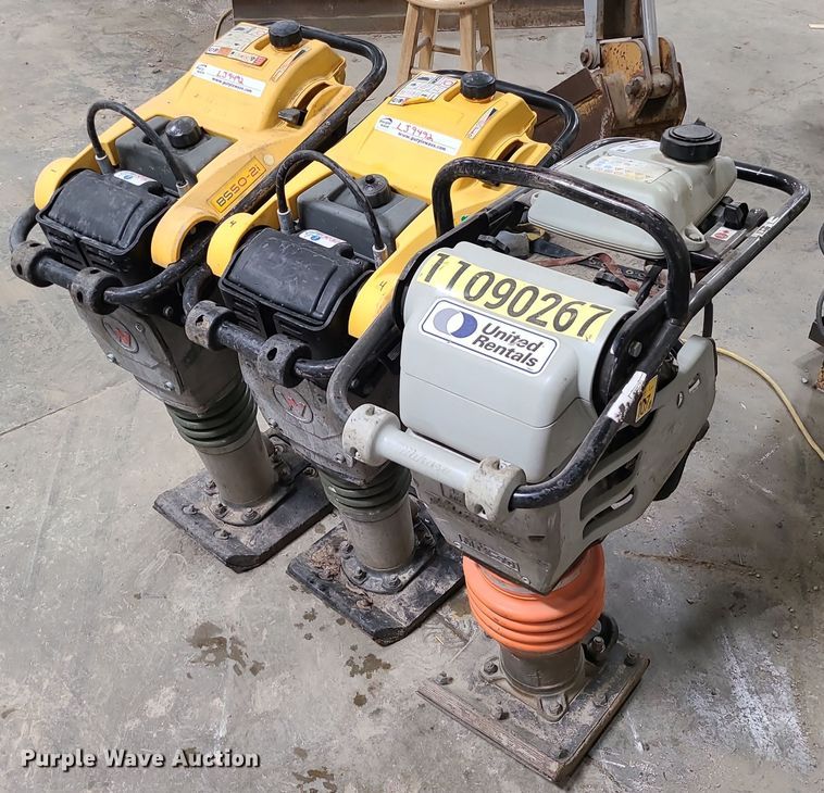 (3) Walk behind compactors - LJ9492