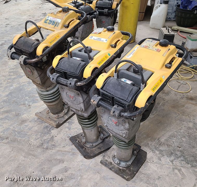 (3) Wacker Nueson compactors - LJ9493