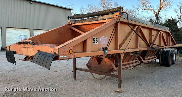 1985 Clement  bottom dump trailer - LK9772