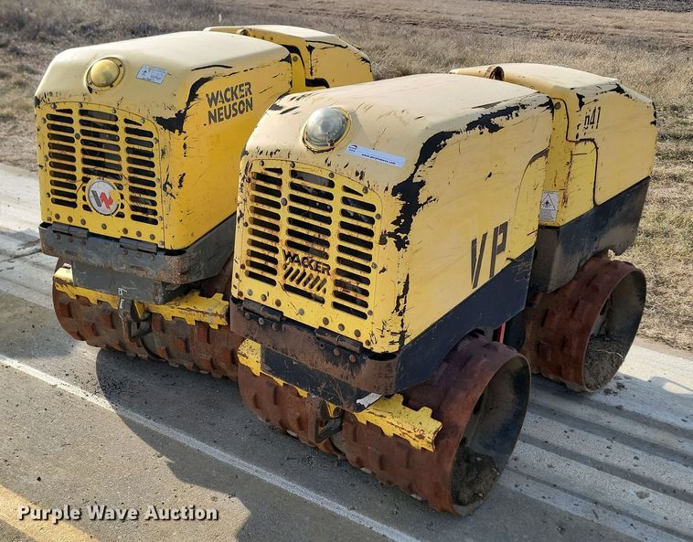 (2) Wacker Neuson RTSC2 trench compactors - ZA0393
