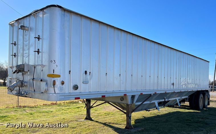 1985 J&L tank tender grain trailer - LW9281