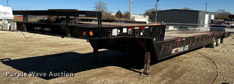 1998 Dakota Trail Eze drop deck equipment trailer - GG9961