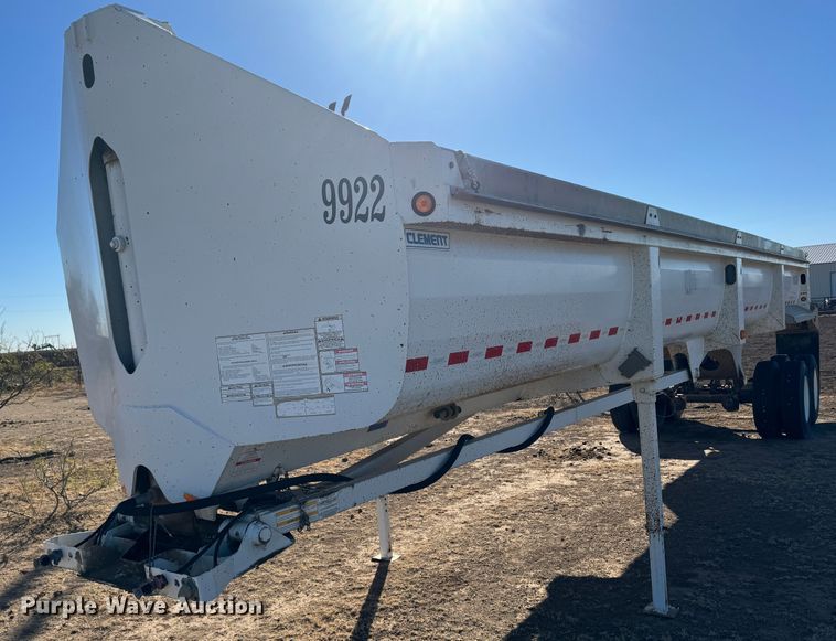 2016 Clement Starlite end dump trailer - GQ9226