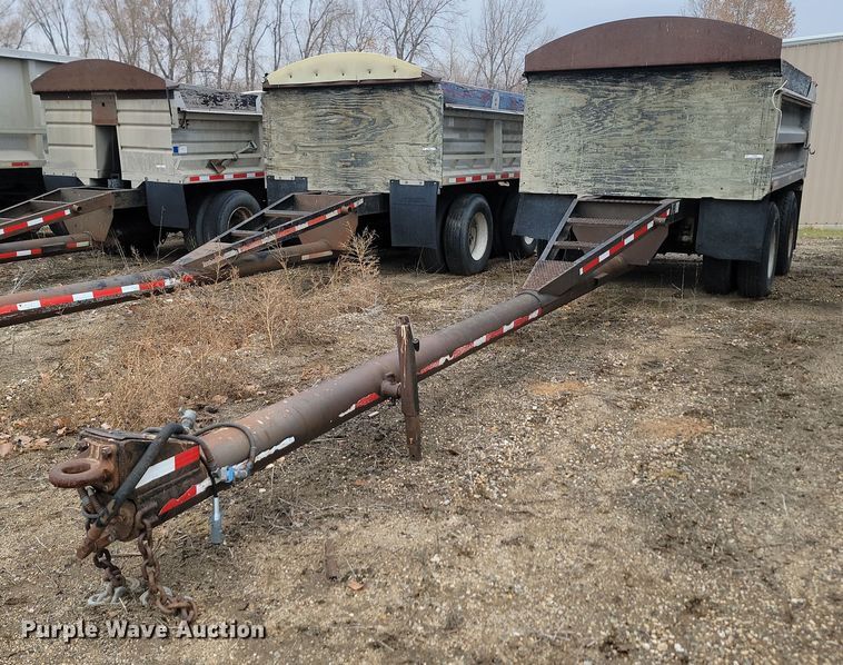 1979 C & P Truck Body and Equipment  HPT5310012WS end dump pup trailer - KU9089