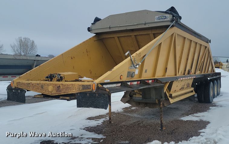1997 Ranch Manufacturing bottom dump trailer - LA9563
